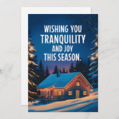 Joy The Season - Weihnachtskarte Feiertagskarte (Vorne/Hinten)