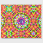 Joy to All & Happy Colors Holiday Energy Geschenkpapier (Flach)