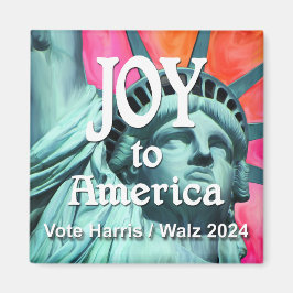 Joy to America Harris Walz Magnet