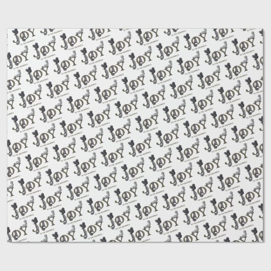 Joy to the Eichirrels Holiday Geschenkpapier (Flach)