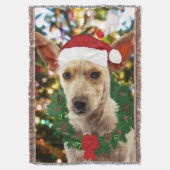 Joy to the Puppy Decke (Vorderseite Vertikal)