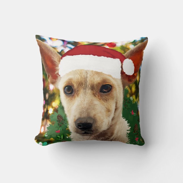 Joy to the Puppy Kissen (Vorderseite)