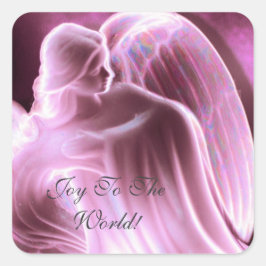 Joy to the World Angel Sticker
