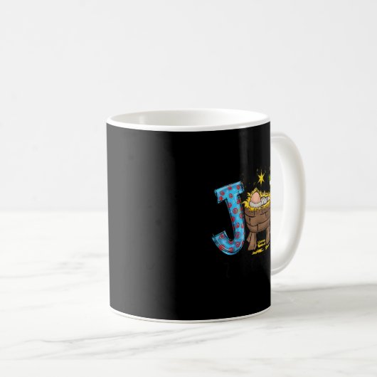 Joy To The World Baby Jesus Christmas Nativity Sce Kaffeetasse (VorderseiteRechts)