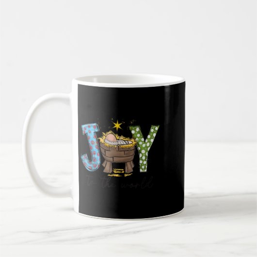 Joy To The World Baby Jesus Christmas Nativity Sce Kaffeetasse (Links)