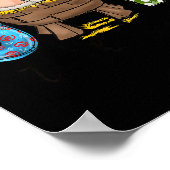 Joy To The World Baby Jesus Christmas Nativity Sce Poster (Ecke)