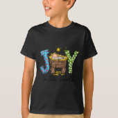 Joy To The World Baby Jesus Christmas Nativity Sce T-Shirt (Vorderseite)