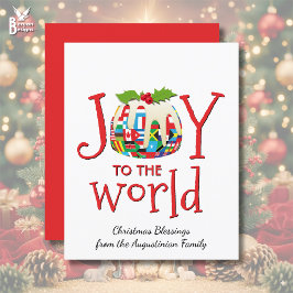 JOY TO THE WORLD Budget Christmas Card