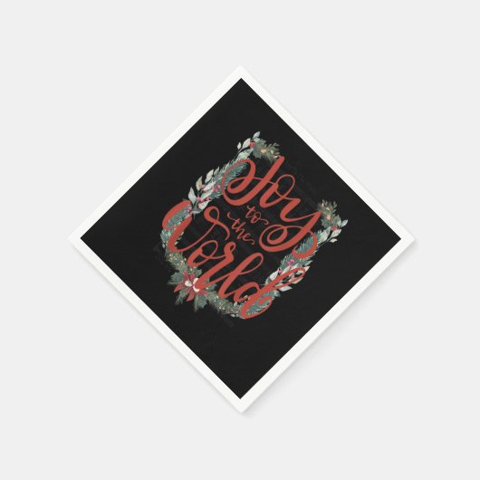 Joy-to-the-World Christliche Weihnachten Jesus Geb Serviette (Ecke)