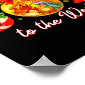 Joy To The World Christmas Christian Nativity Poster (Ecke)