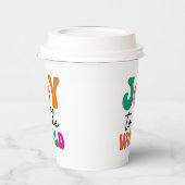 Joy to The World - Christmas Design-50835 Pappbecher (Links)