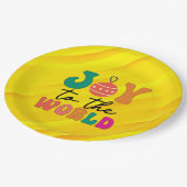 Joy to The World - Christmas Design-50835 Pappteller (Schrägansicht)