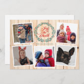 JOY TO THE WORLD CHRISTMAS Foto Collage (Vorne/Hinten)