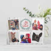 JOY TO THE WORLD CHRISTMAS Foto Collage (Stehend Vorderseite)