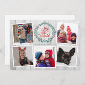 JOY TO THE WORLD CHRISTMAS Foto Collage (Vorne/Hinten)