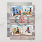 JOY TO THE WORLD CHRISTMAS Foto Collage (Vorne/Hinten)