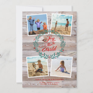 JOY TO THE WORLD CHRISTMAS Foto Collage