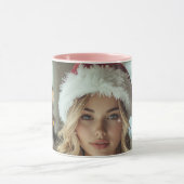 JOY TO THE WORLD - Christmas Santa Girl Tasse (Zentrum)
