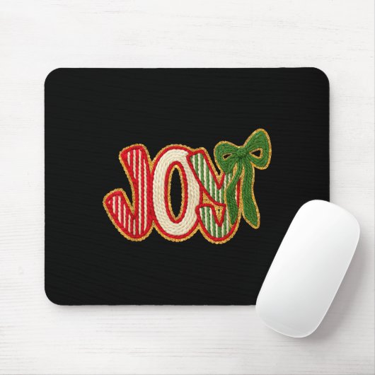 Joy To The World Crochet Jesus Christian Holiday C Mousepad (Mit Mouse)