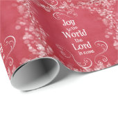Joy to the World, der Herr ist gekommen Geschenkpapier (Rolleneckpunkt)