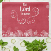 Joy to the World, der Herr ist gekommen Küchentuch (Gefaltet)
