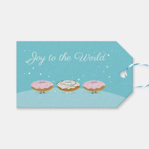 Joy to the World Donuts Geschenkmarke Geschenkanhänger
