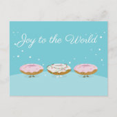 Joy to the World Donuts | Postkarte (Vorderseite)