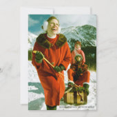 "JOY TO THE WORLD" Flachbild-Ferienkarte Feiertagskarte (Vorderseite)