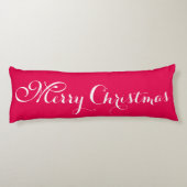 JOY TO THE WORLD Frohe Weihnachtskissen Seitenschläferkissen (Rückseite)