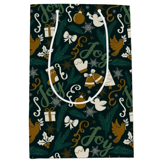 Joy to the World - Geschenktasche Mittlere Geschenktüte (Vorderseite)