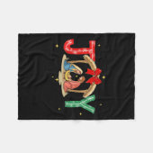 Joy To The World Jesus Christian Nativity Scence C Fleecedecke (Vorderseite (Horizontal))