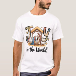Joy to the World,Jesus Christmas T-Shirt