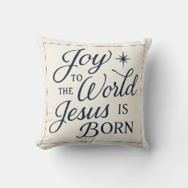Joy to the World Jesus Is Born Pillow Kissen