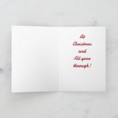 **JOY TO THE WORLD/JOY TO YOU*** FEIERTAGSKARTE (Innenseite)