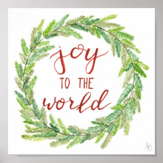 Joy To The World Print Poster