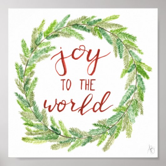 Joy To The World Print Poster (Vorne)