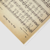 Joy To The World Sheet Music DW3F Decoupage Seidenpapier (Ausschnitt)