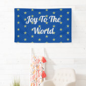 Joy to the World Stars Banner (Insitu)