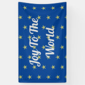 Joy to the World Stars Banner (Vertikal)