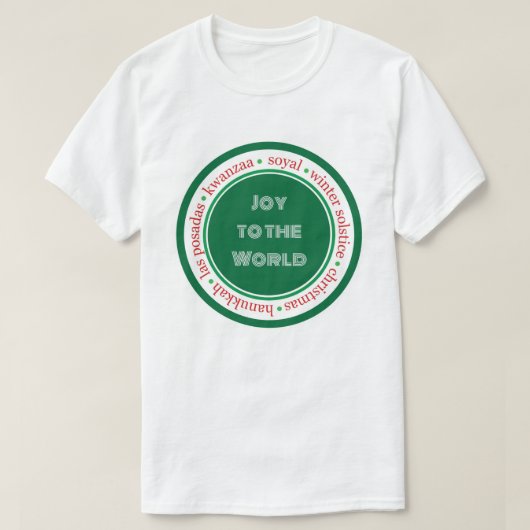 Joy to the World T Shirt (Design vorne)