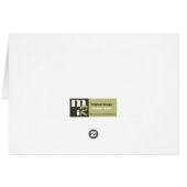 Joy to The World. Weihnachtsgrußkarten (Rückseite Horizontal)