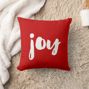 Joy Trendwhite Schriftart Kissen