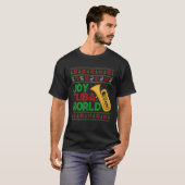 Joy Tuba World Music Lover Xmas Tuba Ugly Christma T-Shirt (Vorne ganz)