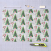 Joy Typografie | Christmas Llama Pattern Seidenpapier (Handwerk)