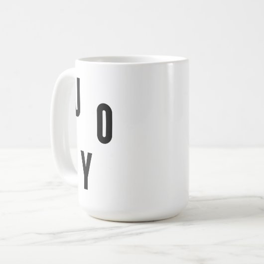 Joy typography kaffeetasse (Vorderseite Links)
