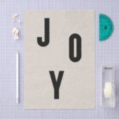 Joy typography seidenpapier (Handwerk)