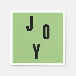 Joy typography serviette