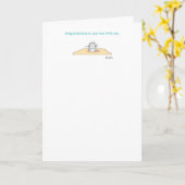 JOY UND WONDER New Baby Karte (Gelbe Blume)