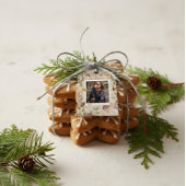 Joy Watercolor Woodsy Woodland Mushrooms Foto Geschenkanhänger