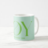 Joy | Weihnachten Kaffeetasse (VorderseiteRechts)